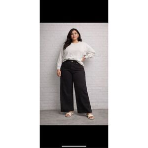 Universal Thread Black Wide Leg Jeans Size 14 NWOT